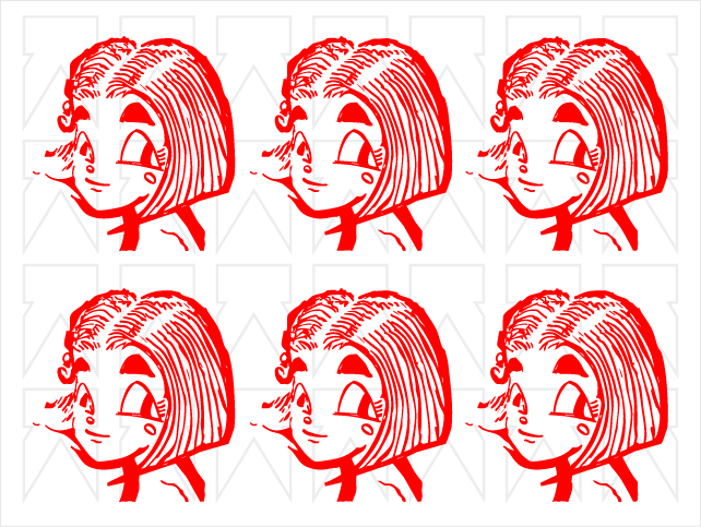 Tokyo Machida grafitti girl in red